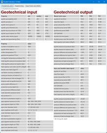 ThermoGIS DoubletCalc1D output screen example