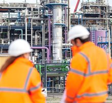 Medewerkers uit de chemische industrie
