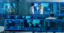 Cybersecurity discussion for world map between men and women