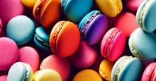 Verschillende macarons
