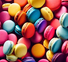 Verschillende macarons